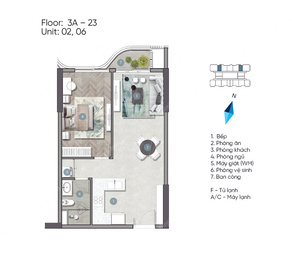 1br - 1wc Welltone Luxury Residence
