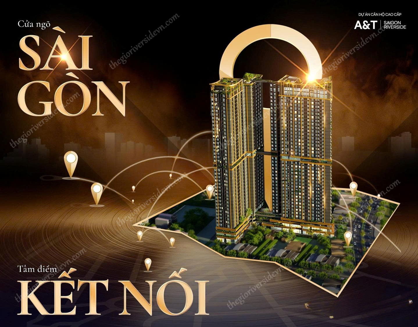 A&t Saigon Riverside Tâm điểm Kết Nối