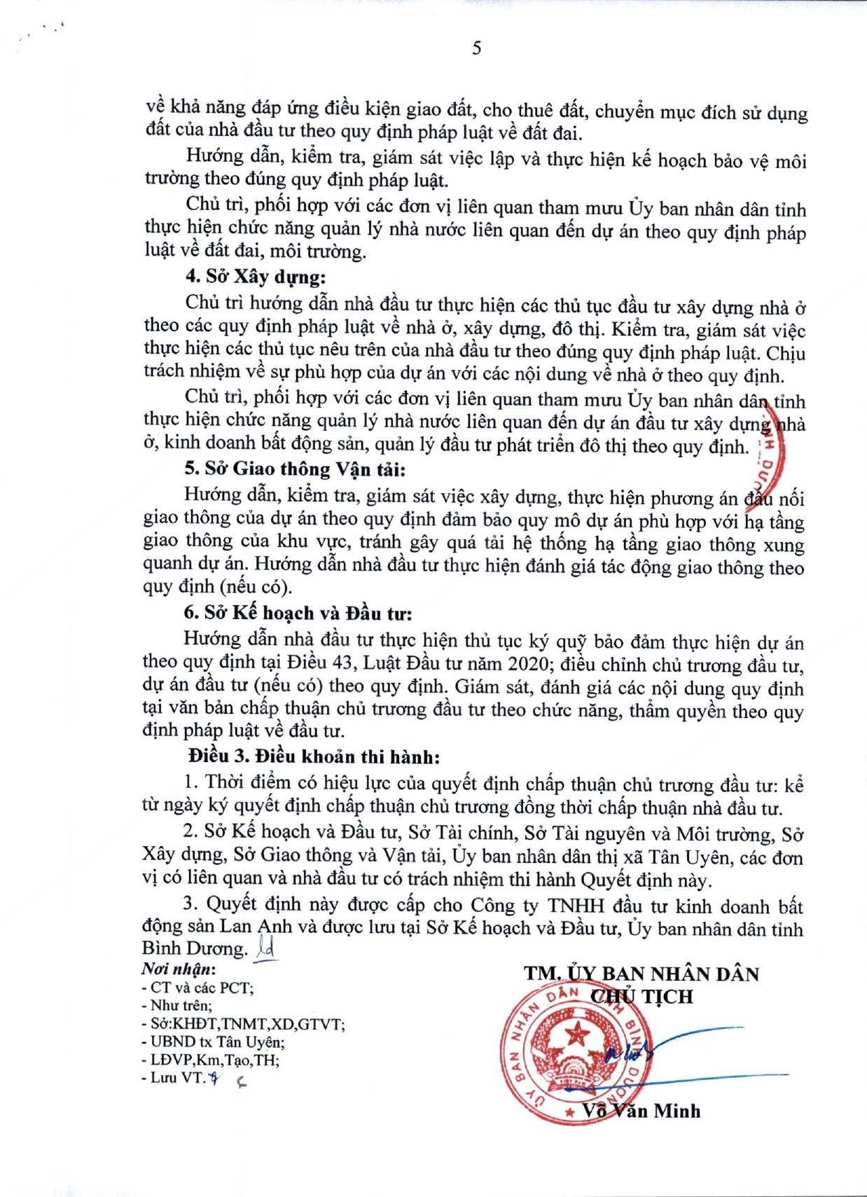 Chấp Thuận Chủ Trương (5)