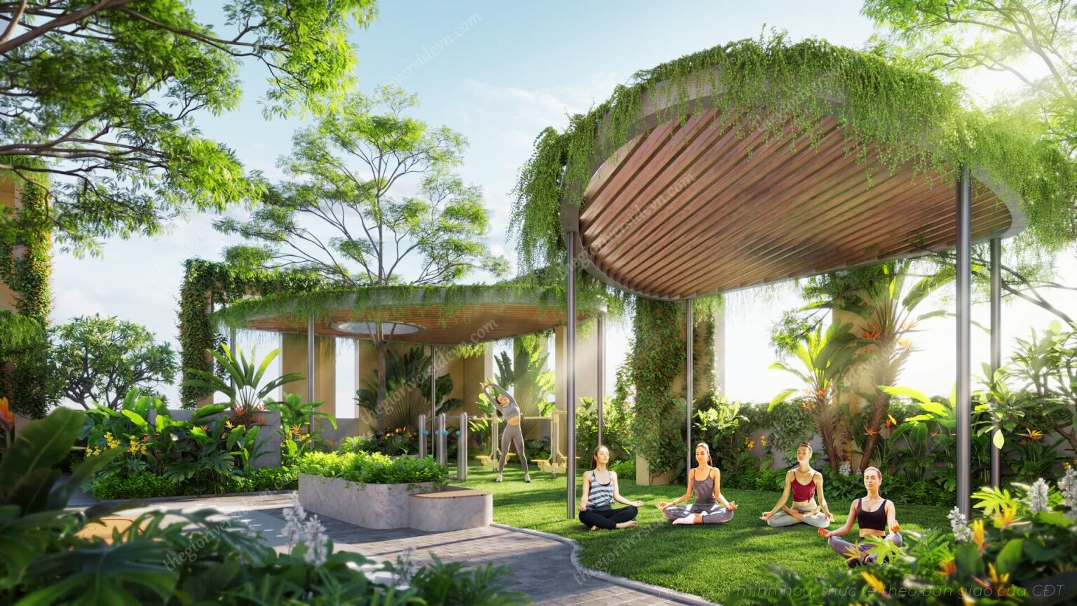 Công Viên Ngồi Thiền ở Ava Center