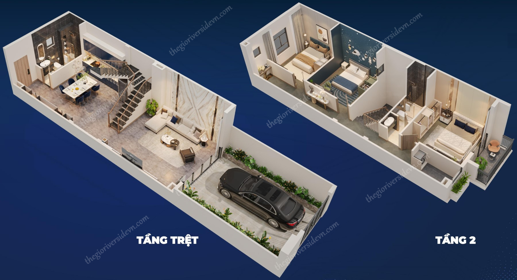 Hình ảnh 3d Nhà Phố Lan Anh Avenue