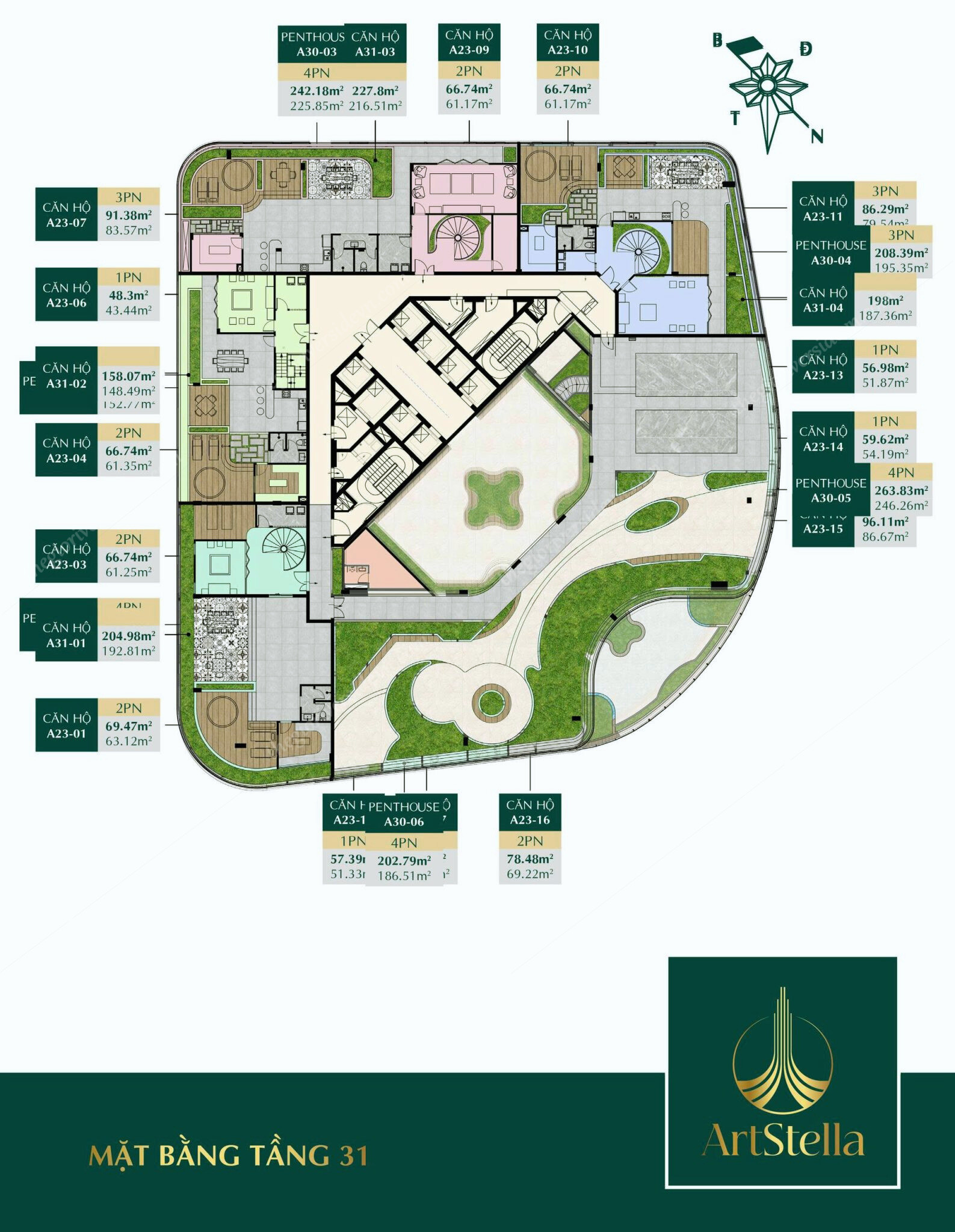 Mặt Bằng 31 Art Stella