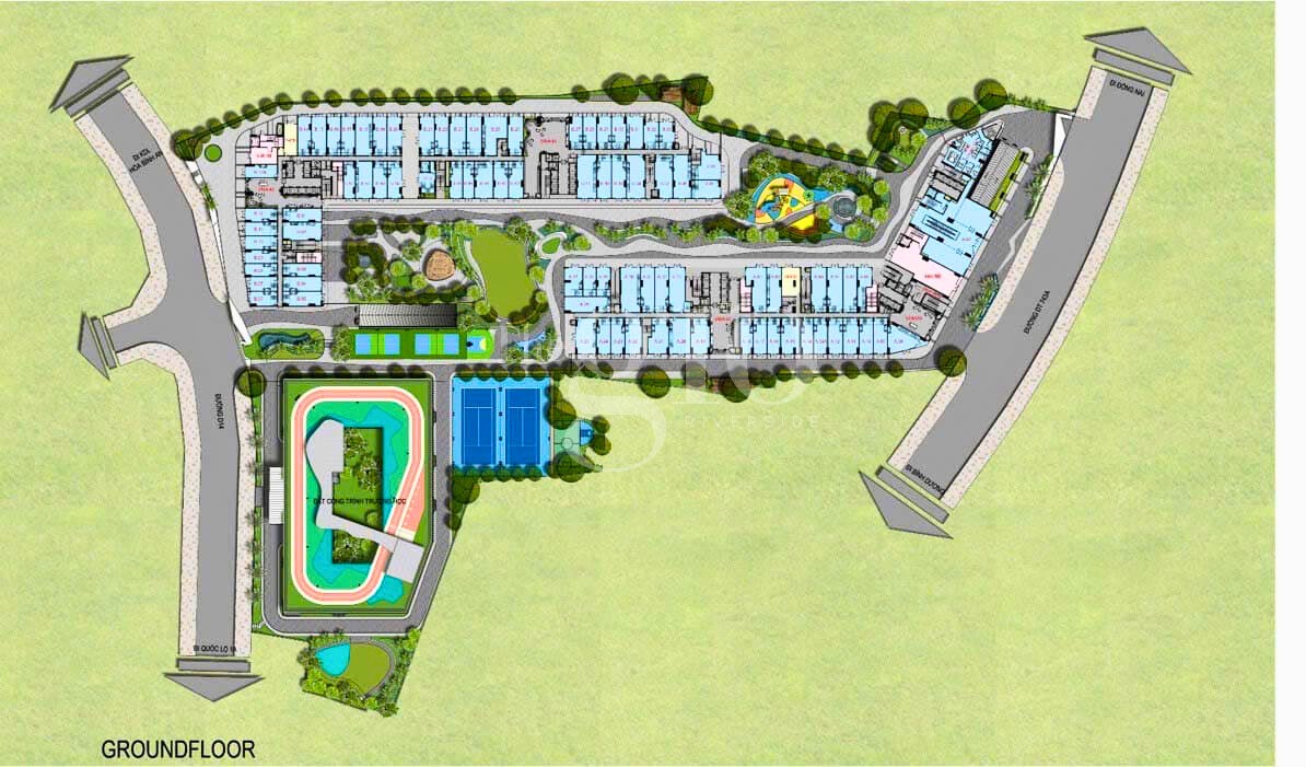 Mặt Bằng Tầng điển Hình Dự án The Gió Riverside