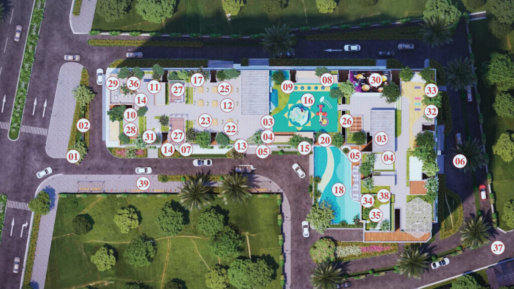 Mặt Bằng Tổng Quan Về Tiện ích Bên Trong Symlife Thuận An