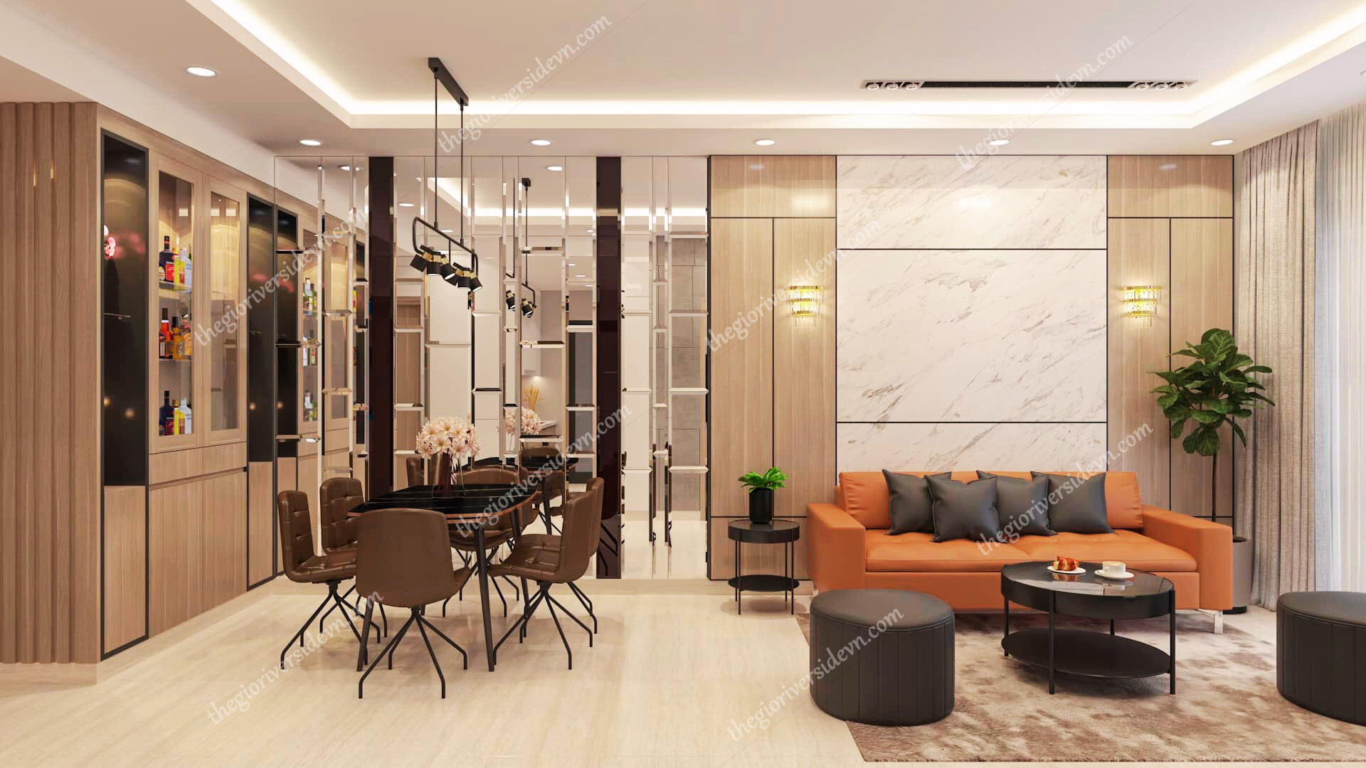 Nội Thất Phòng Khách Symlife Thuận An