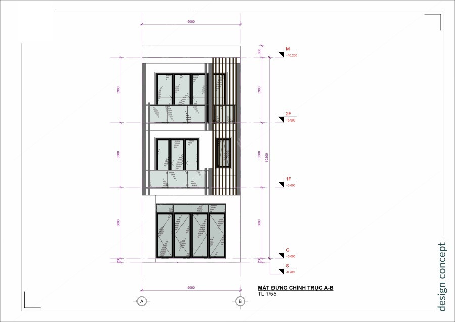 Thiết Kế Nhà Phố Golden Town 5x14 (9)