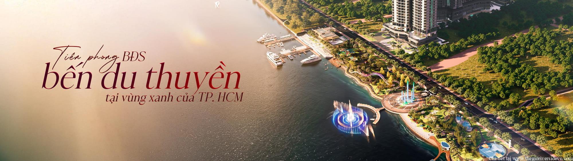 Tiên phong trong bất động sản bến du thuyền tại vùng xanh TP.HCM, dự án The Emerald River Park tập trung phát triển bến sông