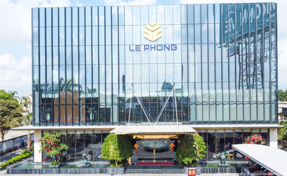Tòa nhà trụ sở điều hành Lê Phong Group, văn phòng chính, nơi thực hiện các công việc quản trị và điều hành