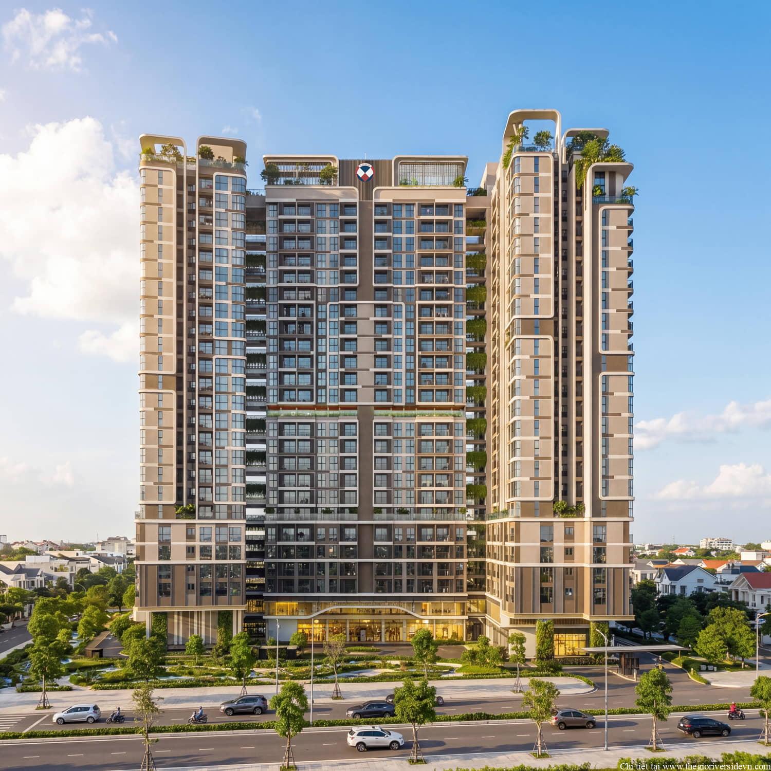Toàn cảnh Happy One Elite cao 25 tầng, thiết kế sang trọng và nổi bật
