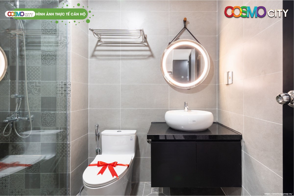 Nhà Vệ Sinh Của Căn Hộ Cosmo Với Full Nội Thất