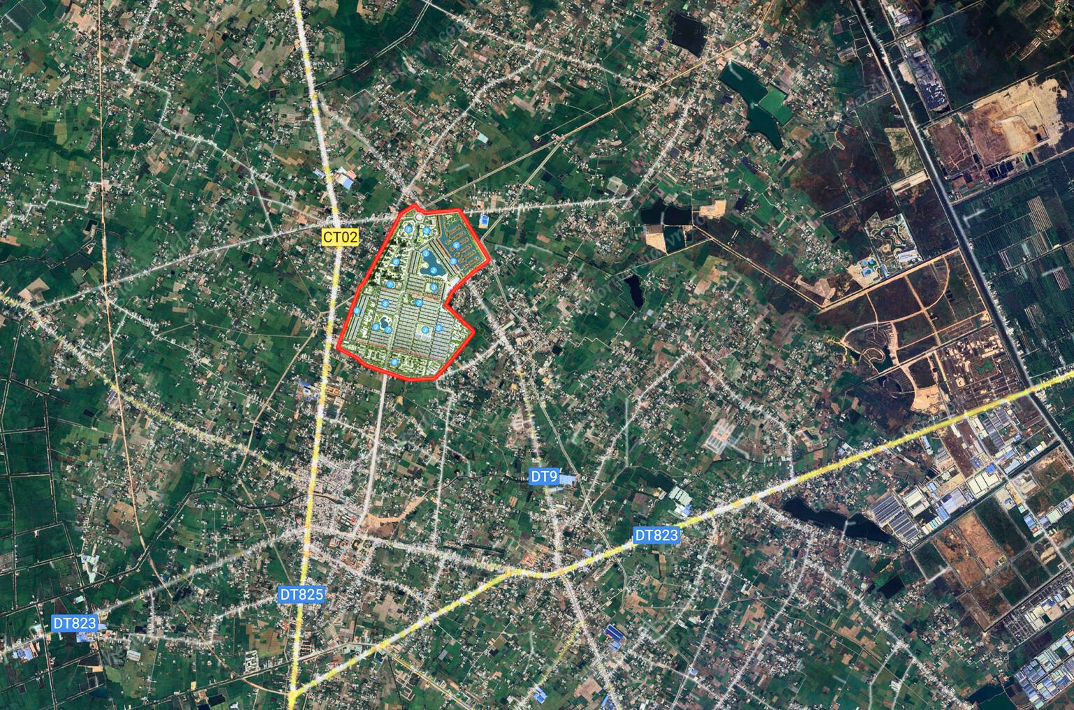 Vị Trí Vinhomes Hậu Nghĩa